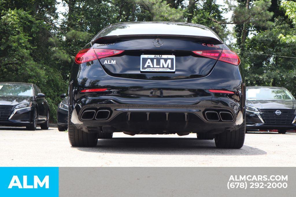 used 2024 Mercedes-Benz AMG C 63 car, priced at $69,960