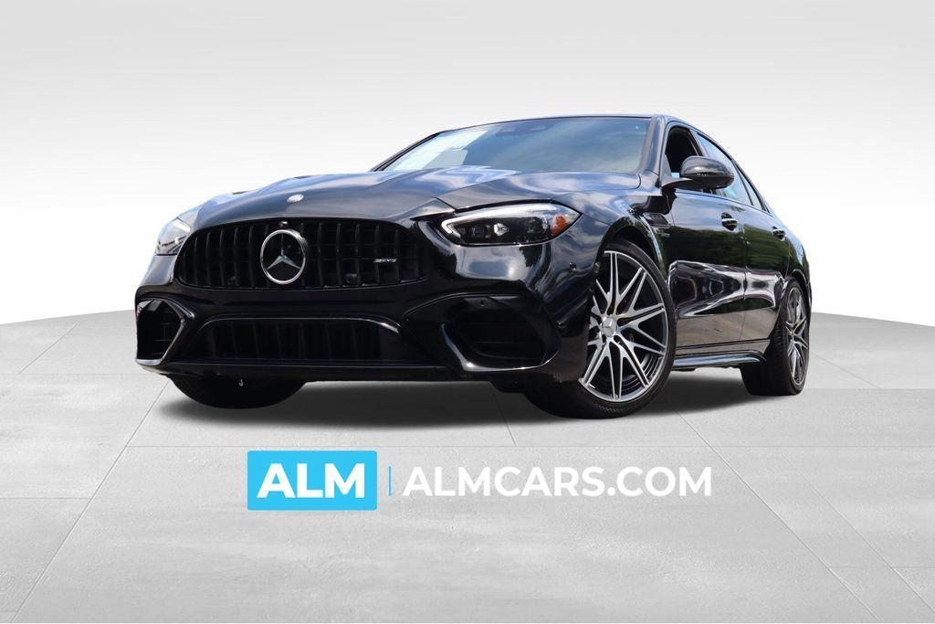used 2024 Mercedes-Benz AMG C 63 car, priced at $69,960