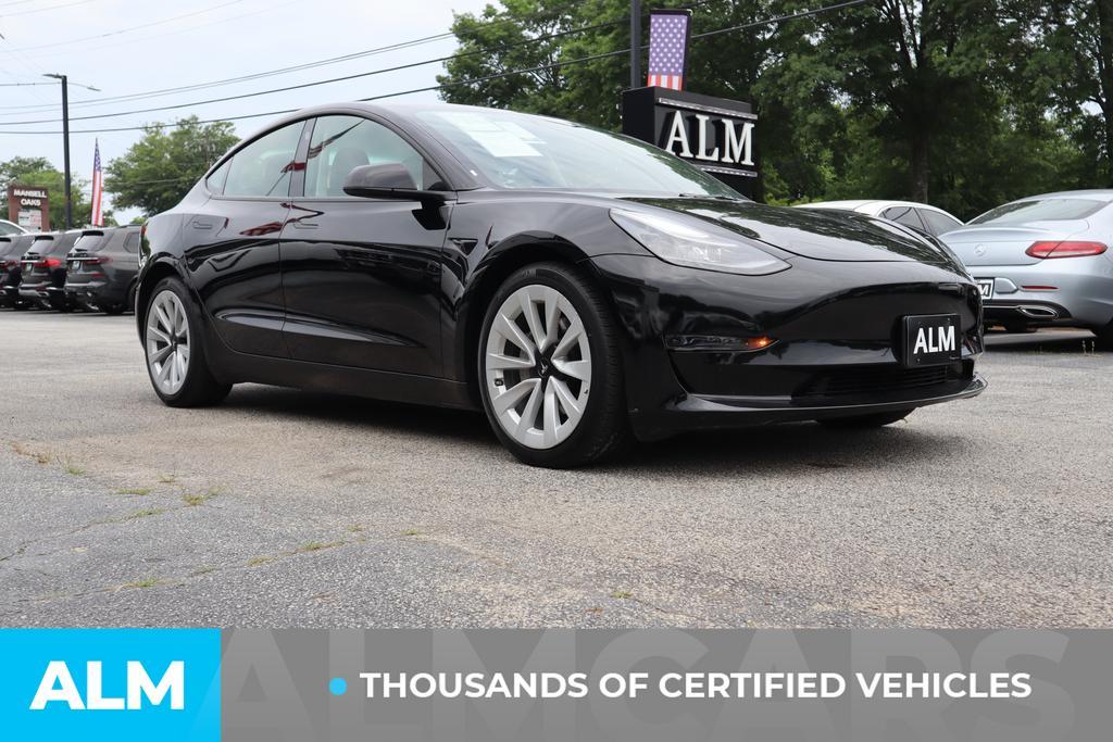 used 2023 Tesla Model 3 car, priced at $27,420