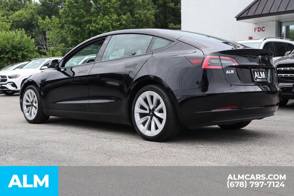 used 2023 Tesla Model 3 car, priced at $27,420