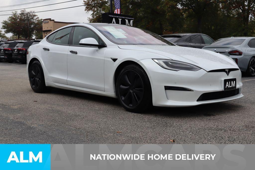 used 2021 Tesla Model S car, priced at $55,920