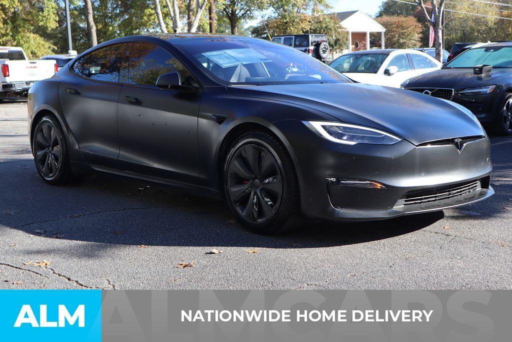 used 2021 Tesla Model S car, priced at $52,960