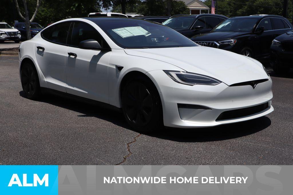 used 2021 Tesla Model S car, priced at $48,860