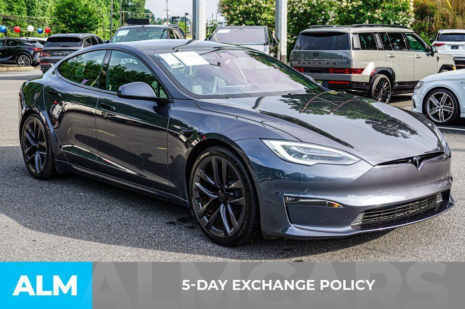 used 2021 Tesla Model S car, priced at $52,920