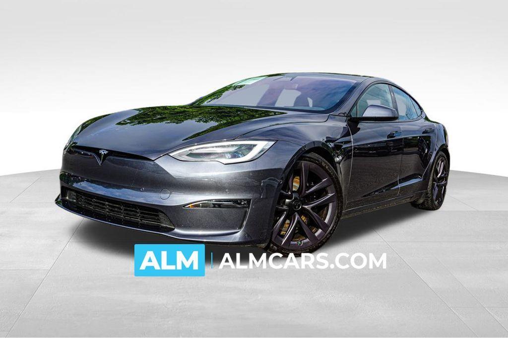 used 2021 Tesla Model S car, priced at $52,920