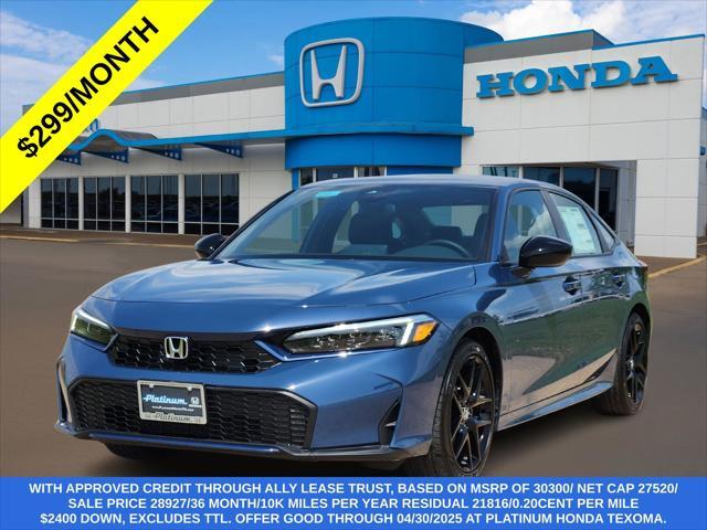 new 2025 Honda Civic Hybrid car, priced at $29,173