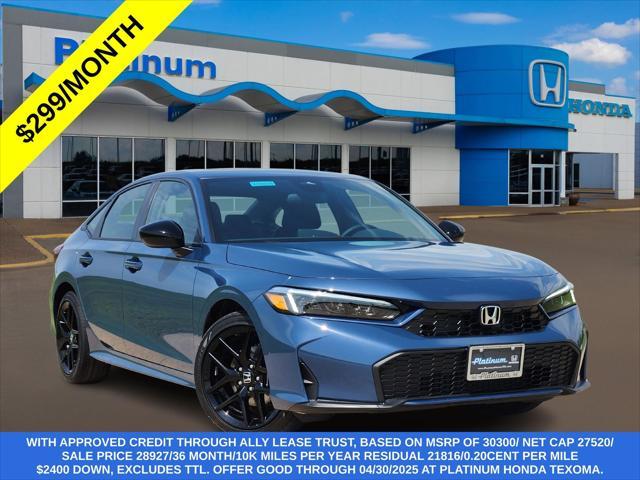 new 2025 Honda Civic Hybrid car, priced at $29,173