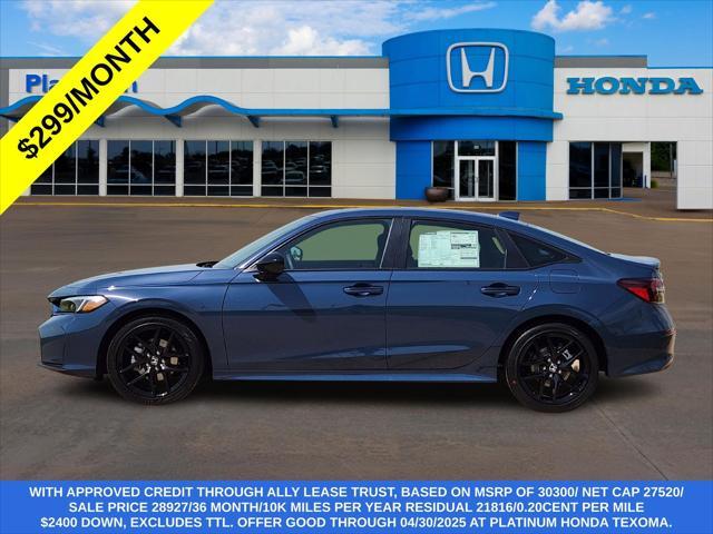new 2025 Honda Civic Hybrid car, priced at $29,173