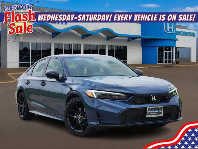 new 2025 Honda Civic Hybrid car, priced at $29,173