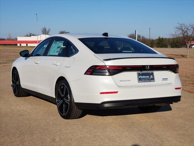 new 2025 Honda Accord Hybrid car, priced at $35,604