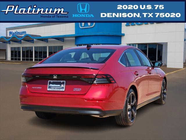 new 2025 Honda Accord Hybrid car, priced at $33,655