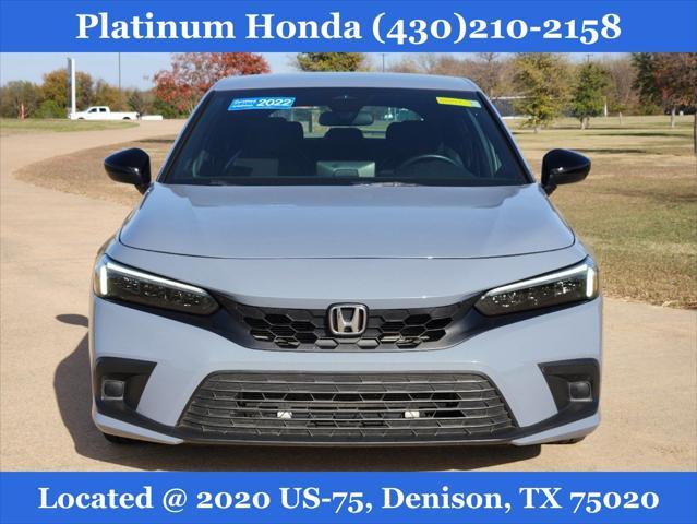 used 2022 Honda Civic car, priced at $24,500