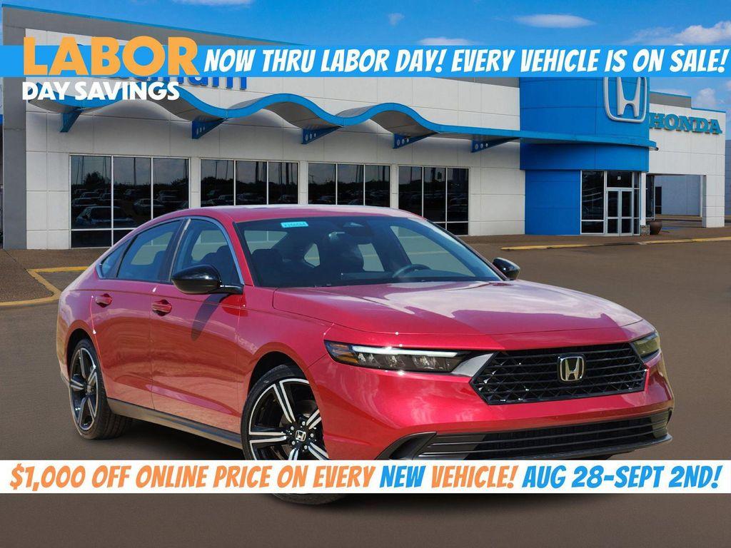 new 2025 Honda Accord Hybrid car, priced at $33,654