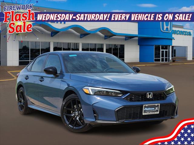 new 2025 Honda Civic Hybrid car, priced at $29,173