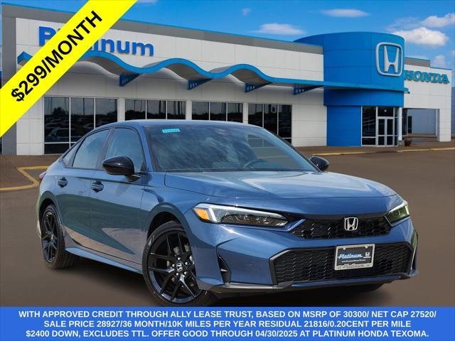 new 2025 Honda Civic Hybrid car, priced at $29,173