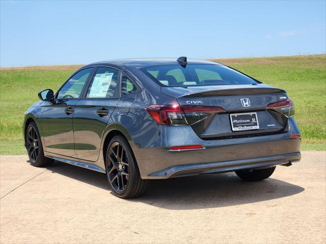 new 2025 Honda Civic Hybrid car, priced at $30,100
