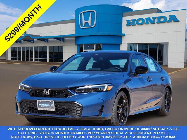 new 2025 Honda Civic Hybrid car, priced at $29,173