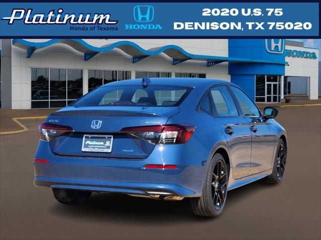 new 2025 Honda Civic Hybrid car, priced at $29,173