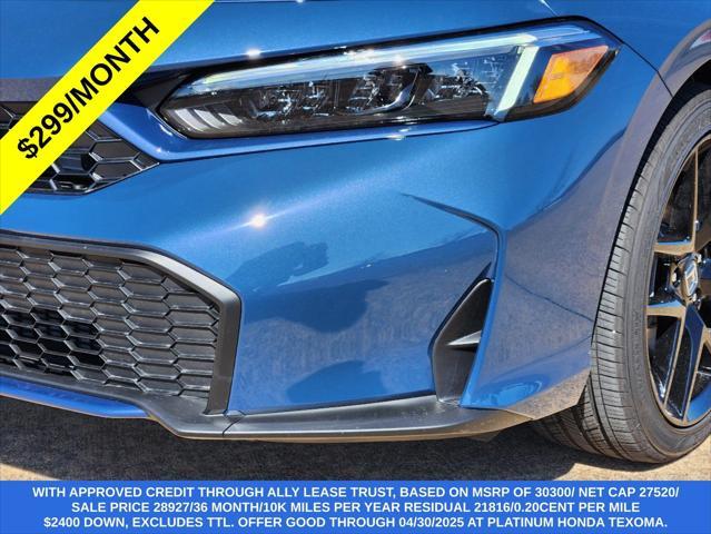 new 2025 Honda Civic Hybrid car, priced at $29,173
