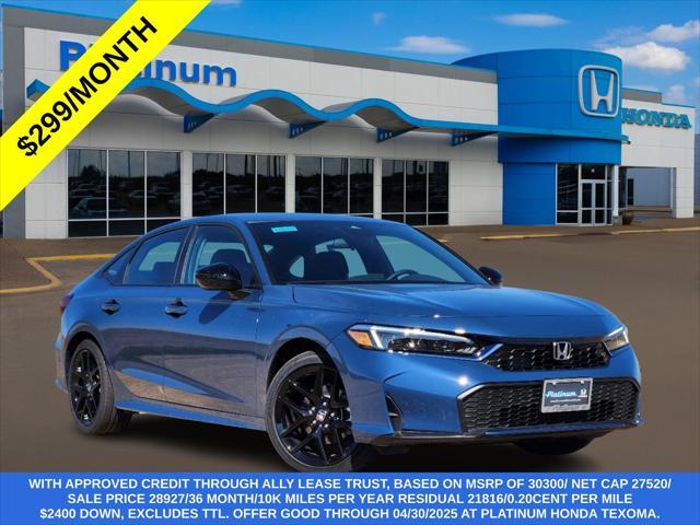 new 2025 Honda Civic Hybrid car, priced at $29,173
