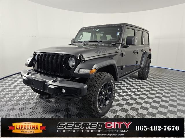 used 2020 Jeep Wrangler Unlimited car, priced at $34,250