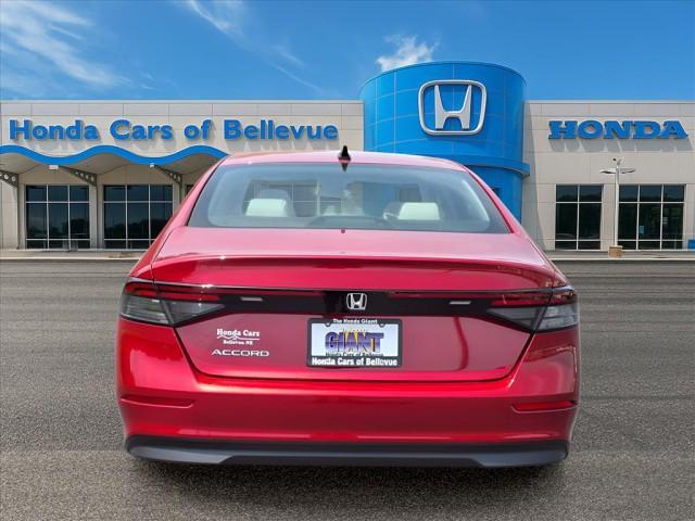 new 2025 Honda Accord car, priced at $32,165