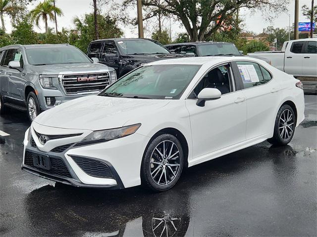 used 2021 Toyota Camry car, priced at $22,000