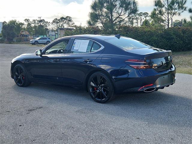 used 2023 Genesis G70 car, priced at $36,500