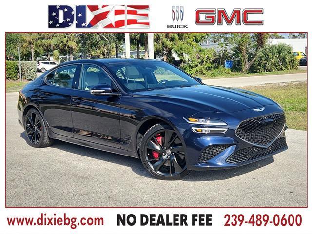 used 2023 Genesis G70 car, priced at $36,500