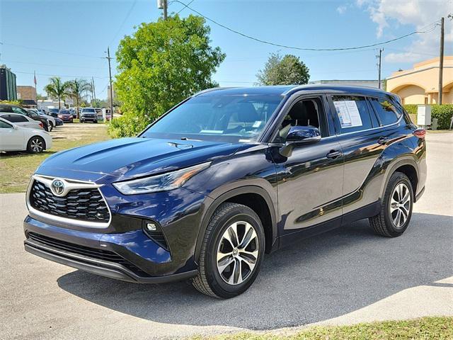 used 2021 Toyota Highlander car, priced at $28,700