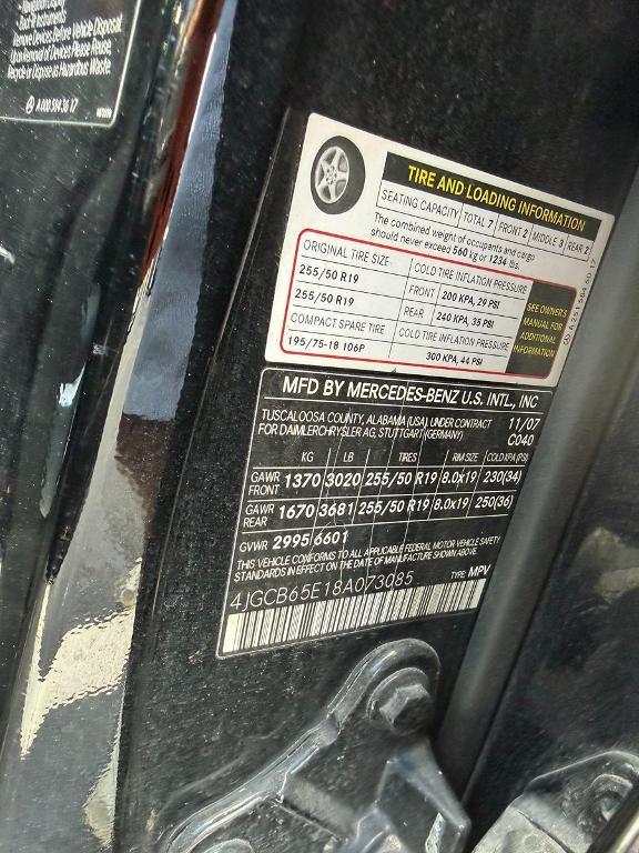 used 2008 Mercedes-Benz R-Class car, priced at $1,500