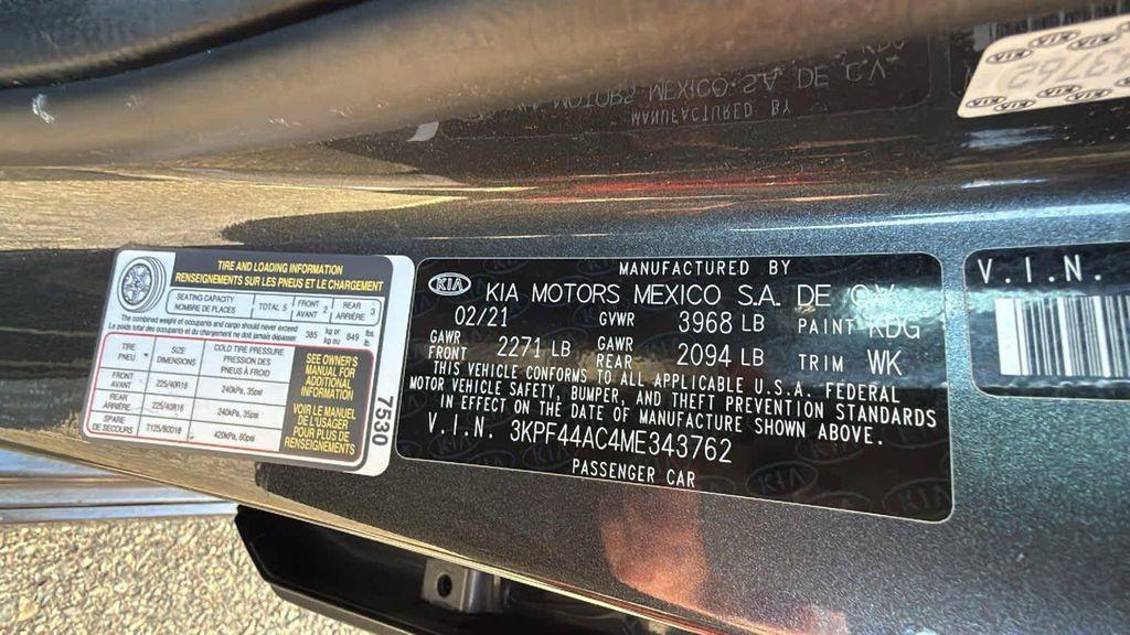 used 2021 Kia Forte car, priced at $17,215