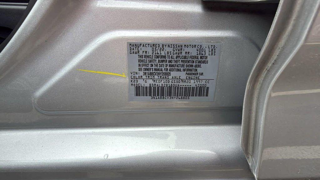 used 2022 Nissan Sentra car, priced at $18,952