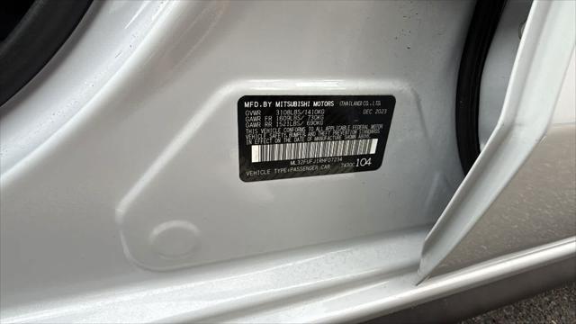 used 2024 Mitsubishi Mirage G4 car, priced at $15,995