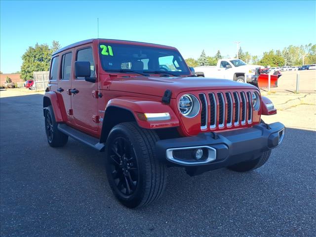 used 2021 Jeep Wrangler Unlimited 4xe car, priced at $28,995