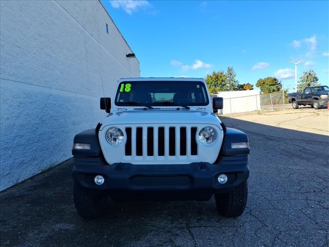 used 2018 Jeep Wrangler Unlimited car, priced at $21,695
