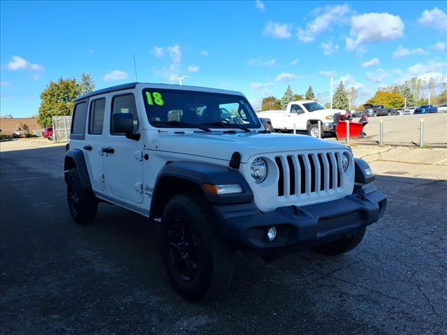 used 2018 Jeep Wrangler Unlimited car, priced at $21,695
