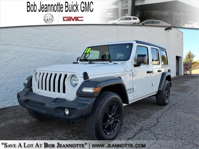 used 2018 Jeep Wrangler Unlimited car, priced at $21,695