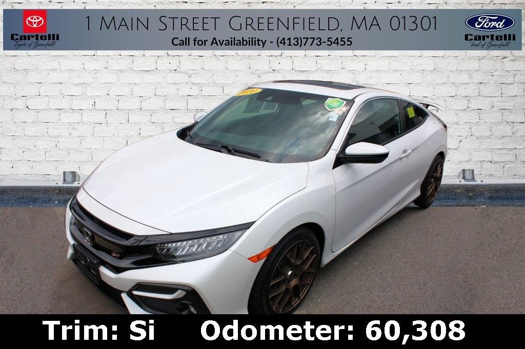 used 2020 Honda Civic Si car, priced at $23,199
