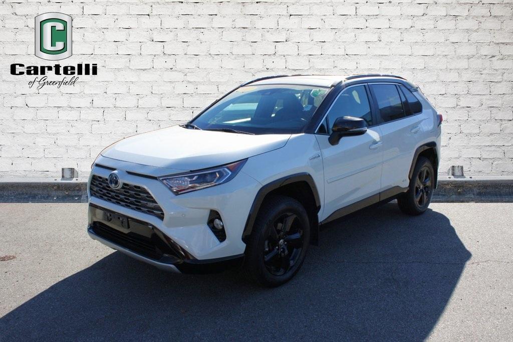 used 2021 Toyota RAV4 Hybrid car, priced at $30,575