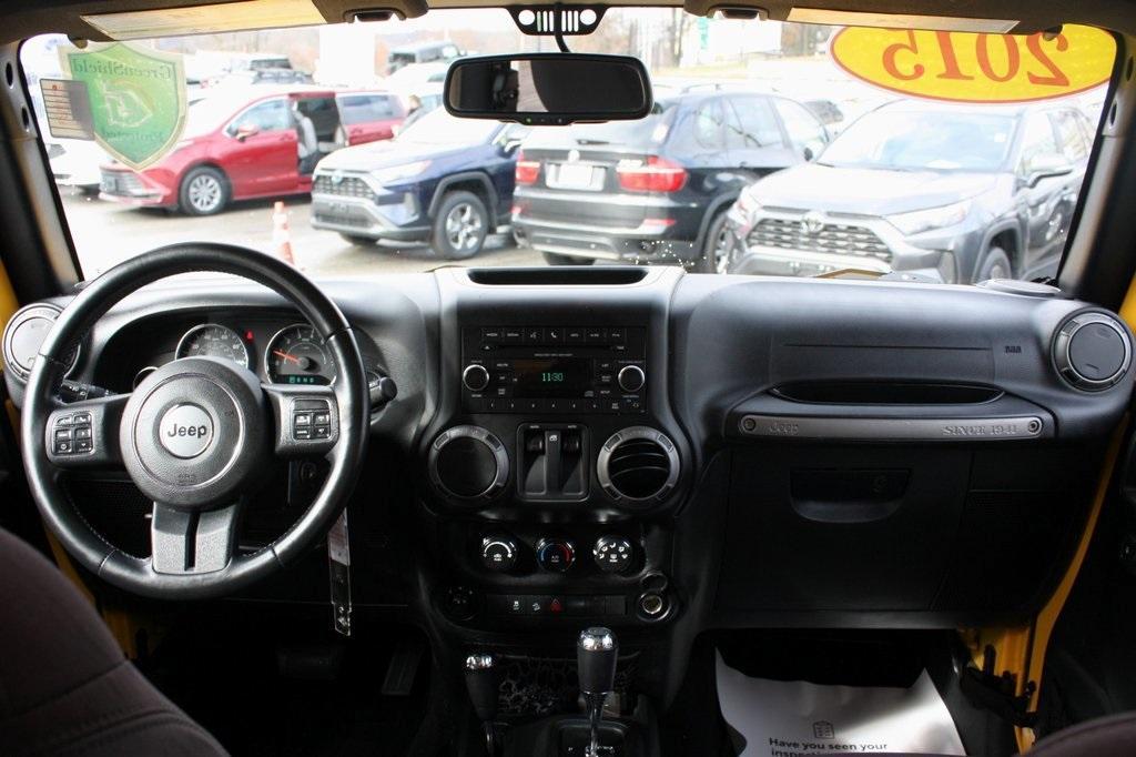 used 2015 Jeep Wrangler car, priced at $14,704