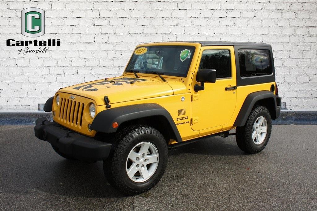 used 2015 Jeep Wrangler car, priced at $14,704