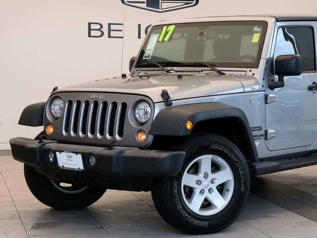 used 2017 Jeep Wrangler Unlimited car, priced at $18,744