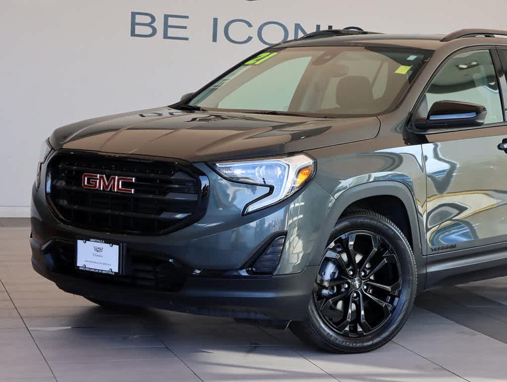 used 2021 GMC Terrain car, priced at $17,149
