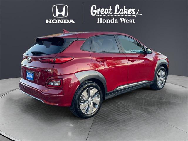 used 2021 Hyundai Kona EV car, priced at $21,155