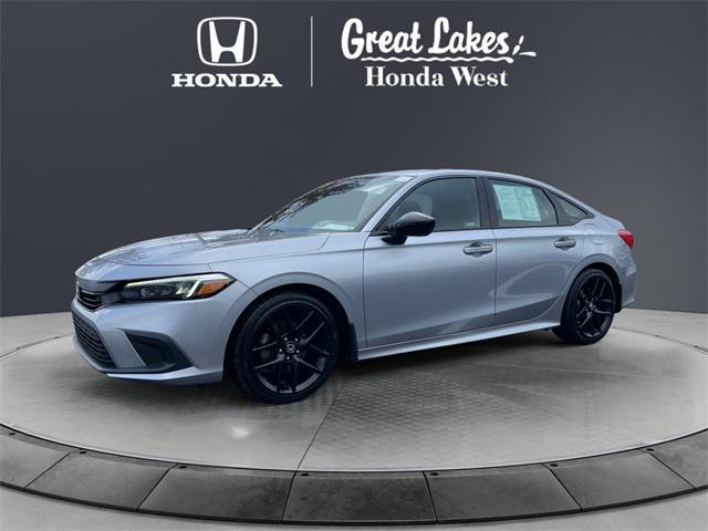 used 2022 Honda Civic car, priced at $21,688