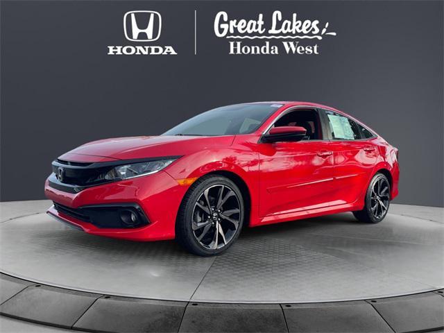 used 2020 Honda Civic car, priced at $19,888