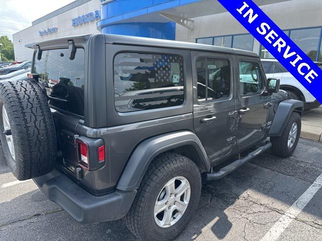 used 2019 Jeep Wrangler Unlimited car, priced at $15,688