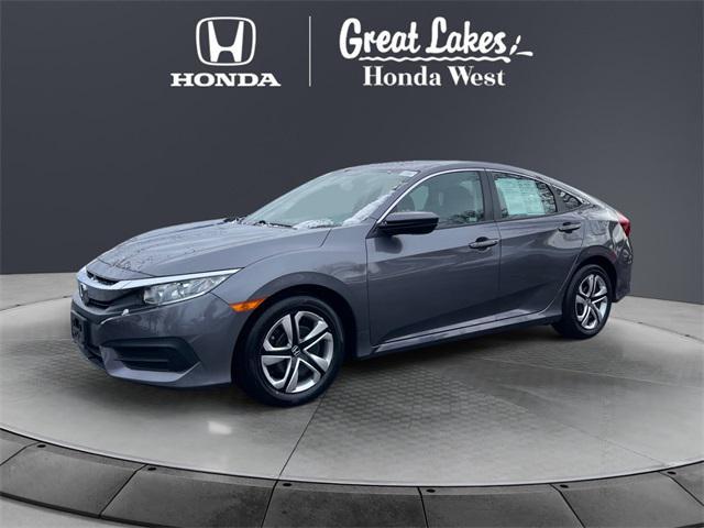 used 2018 Honda Civic car, priced at $18,255