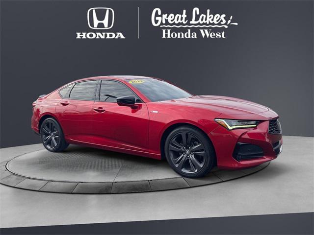 used 2022 Acura TLX car, priced at $32,888